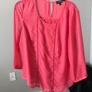 The limited coral shirt size medium